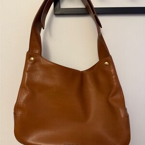Shinola Tan Leather Hobo Bag